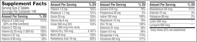 Centrum Minis Silver Multivitamin for Men 50 Plus, Multivitamin/Multimineral Supplement, Vitamin D3, B-Vitamins and Zinc, Non-GMO Ingredients, Supports Memory and Cognition in Older Adults - 280 Ct