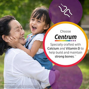 Centrum Multivitamin Tablet for Women, Multivitamin/Multimineral Supplement with Iron, Vitamin D3, B Vitamins and Antioxidant Vitamins C and E, Gluten Free, Non-GMO Ingredients - 200 Count